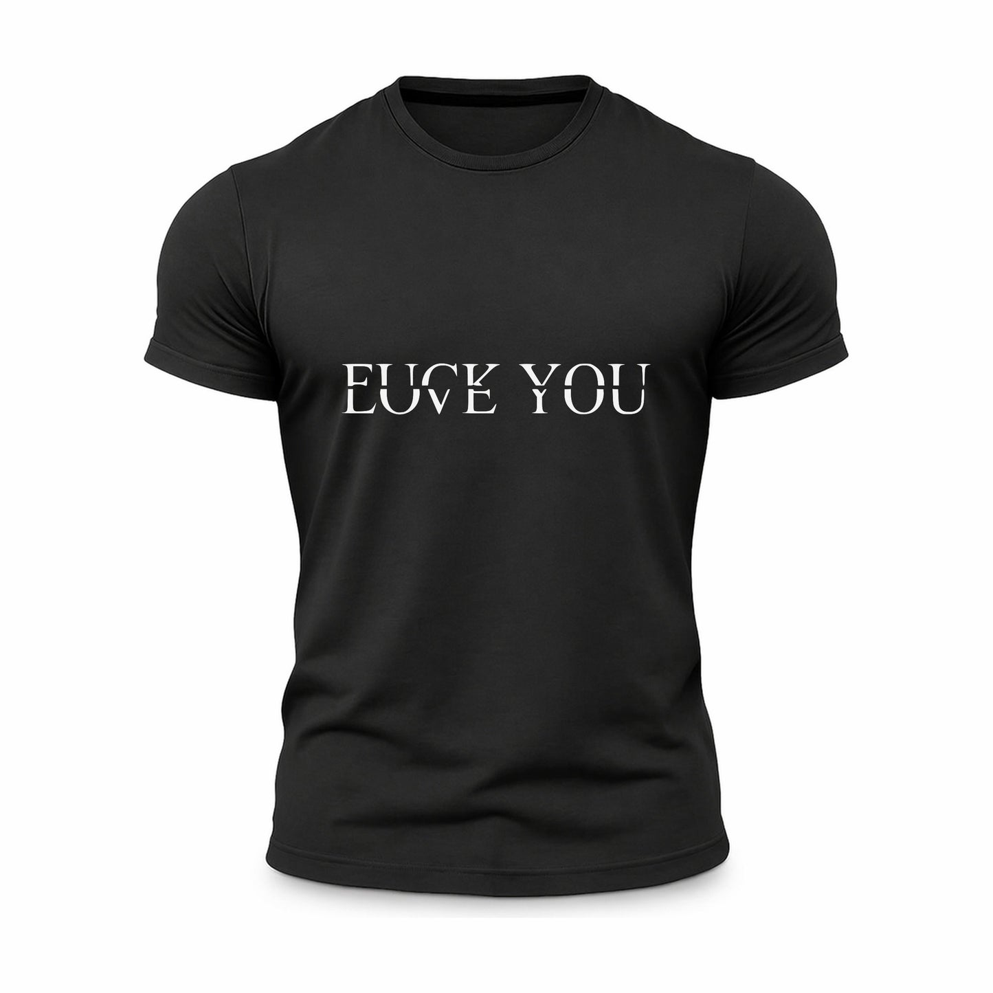 Fucklove You Athletic Tee – Black