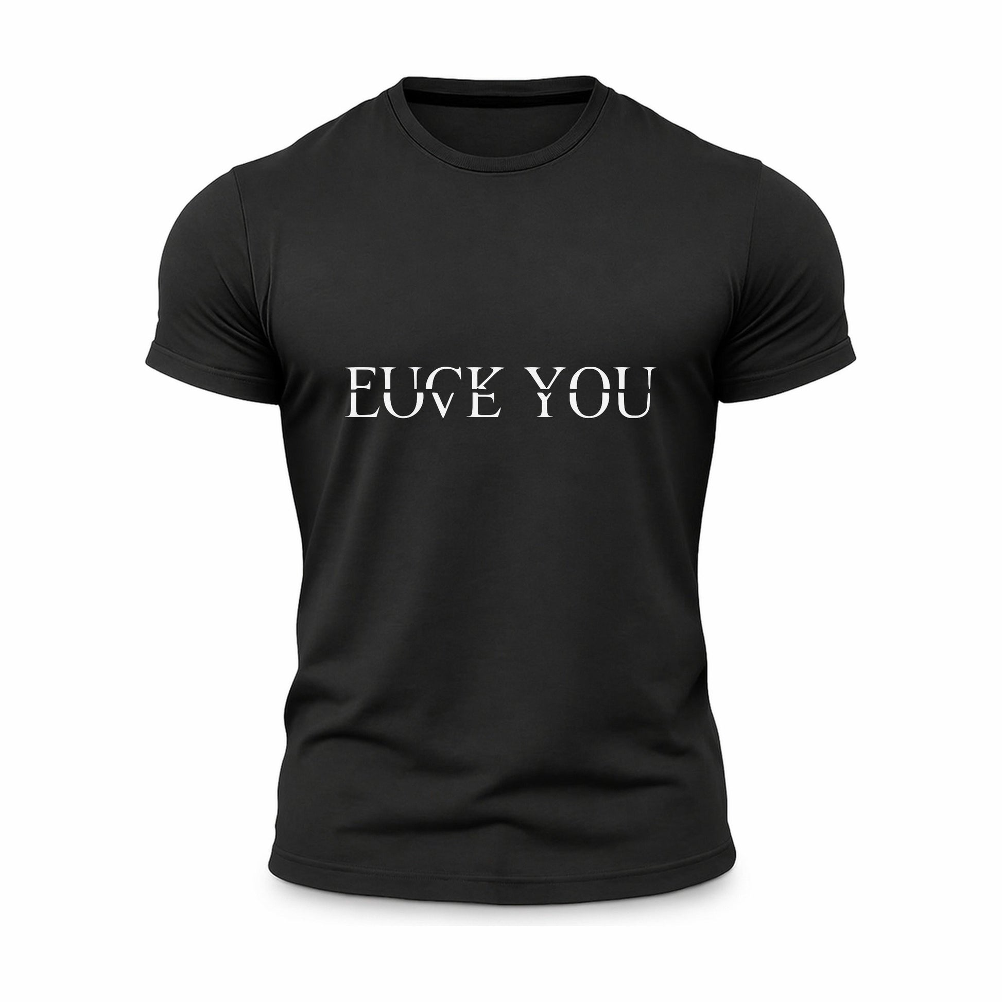 Fucklove You Athletic Tee – Black