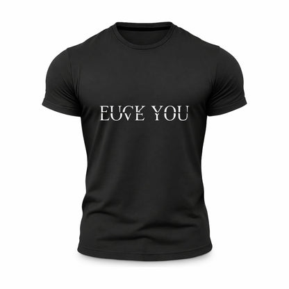 Fucklove You Athletic Tee – Black