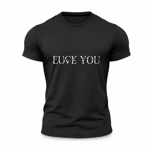 Fucklove You Athletic Tee – Black