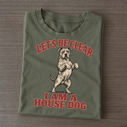 American Pit Bull Terrier Dog Declarations Classic T-shirt – Army Green