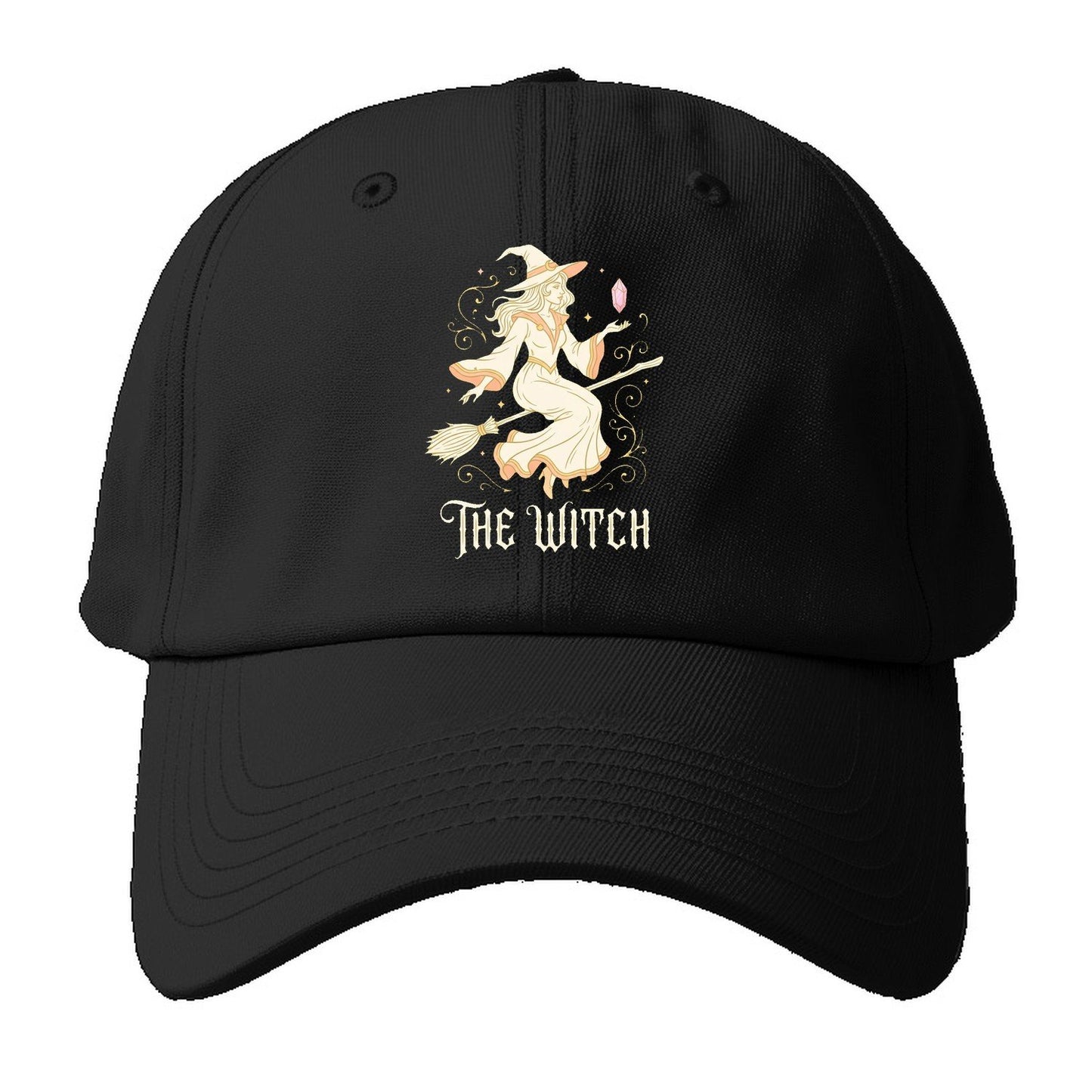 Witch Crystal Baseball Cap – Black