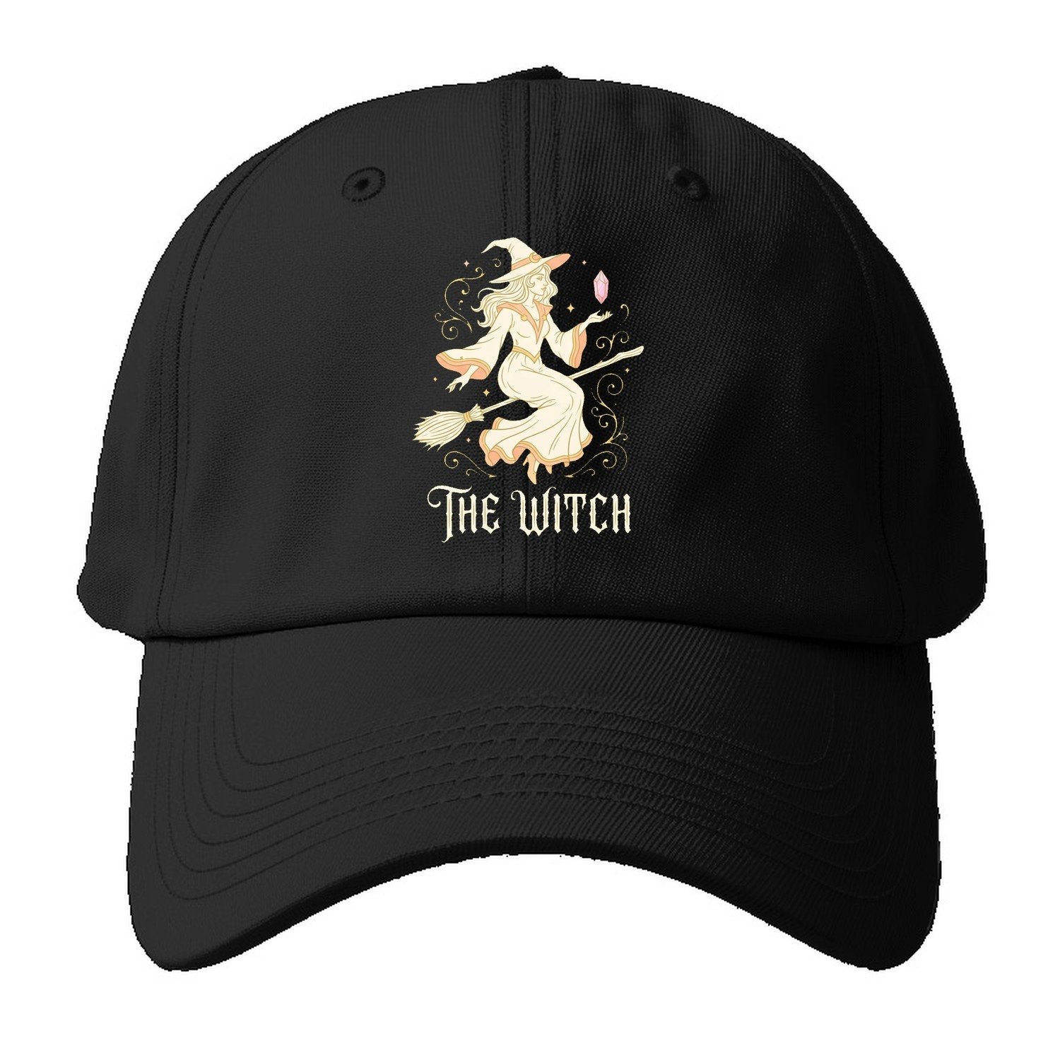 Witch Crystal Baseball Cap – Black