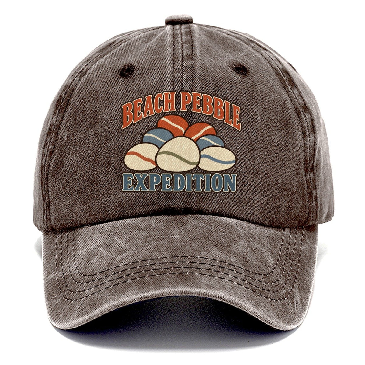 Beach Pebble Expedition Rocks And Minerals Classic Cap – Brown