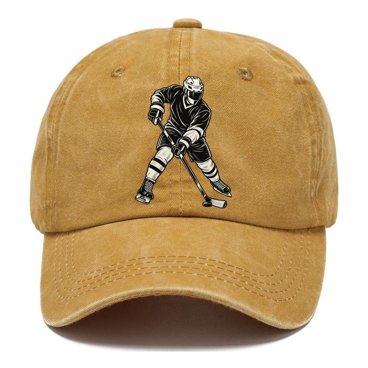 Hockey Skater Wrist Shot Global Sports Ink Figures Classic Cap – Golden Harvest