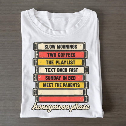 Honeymoon Phase Rewind Shelf Classic T-shirt – White
