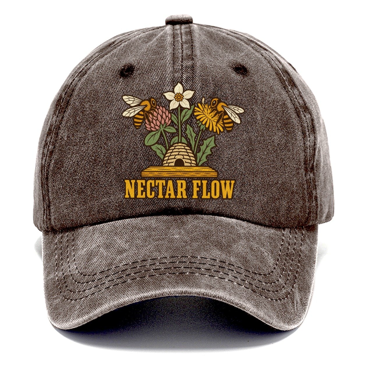 Nectar Flow Beekeeping Classic Cap – Brown