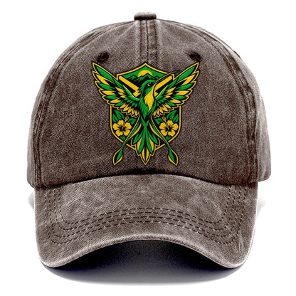 Jamaica Minimal Emblem Country Logos Classic Cap – Brown