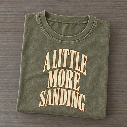 A Little More Sanding Character Club Vintage T-shirt – Army Green