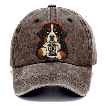 Bernese Mountain Dog Mug Truths Classic Cap – Brown