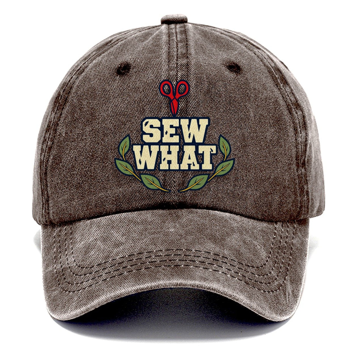 Sew What Sewing And Quilting Classic Cap – Brown