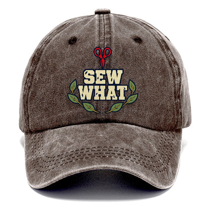 Sew What Sewing And Quilting Classic Cap – Brown