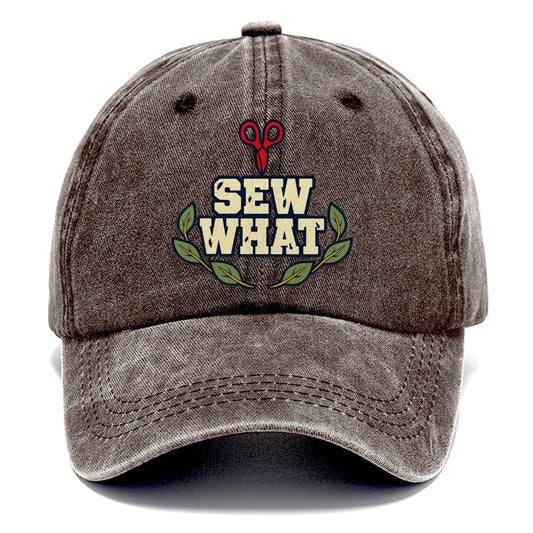 Sew What Sewing And Quilting Classic Cap – Brown