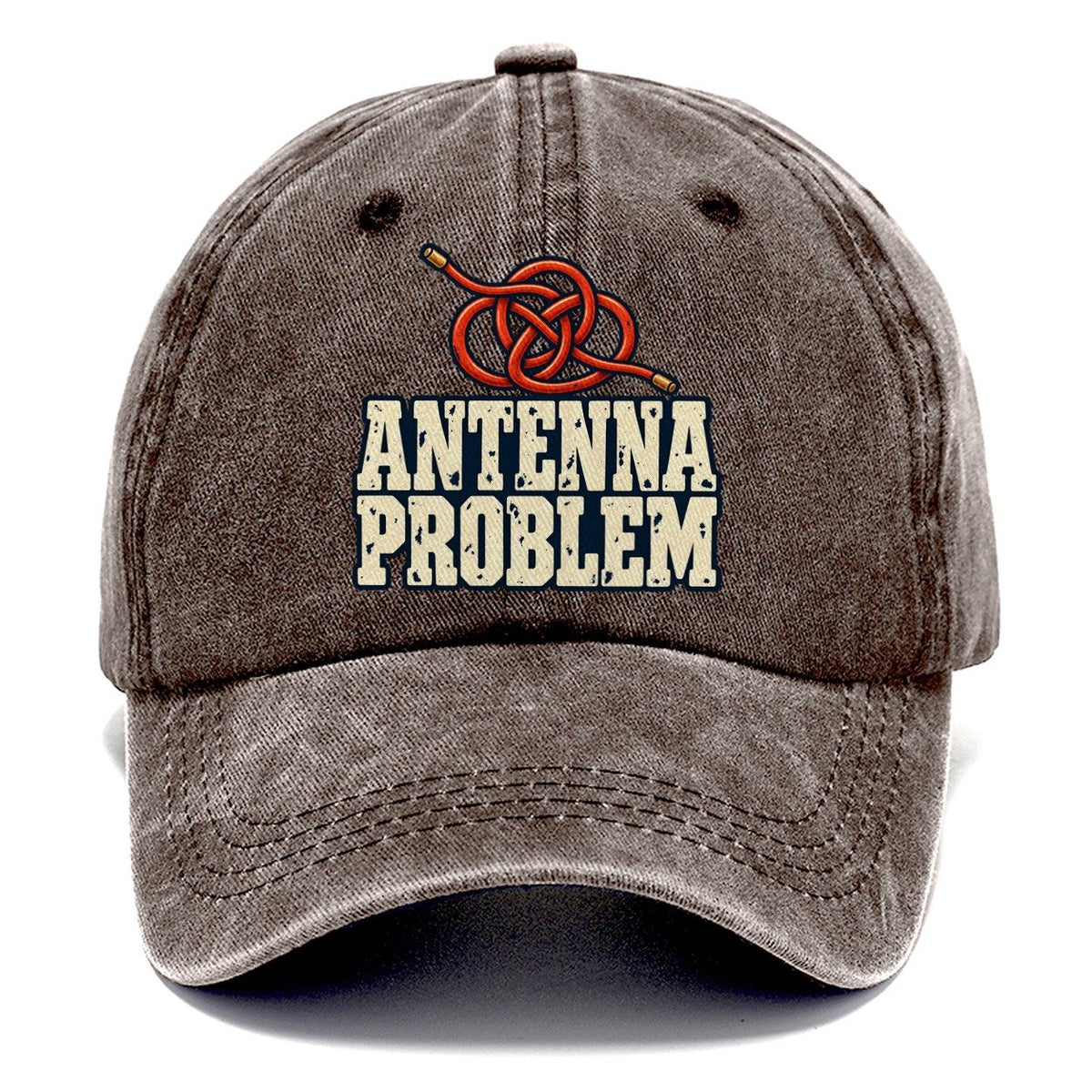 Antenna Problem Amateur Radio Classic Cap – Brown