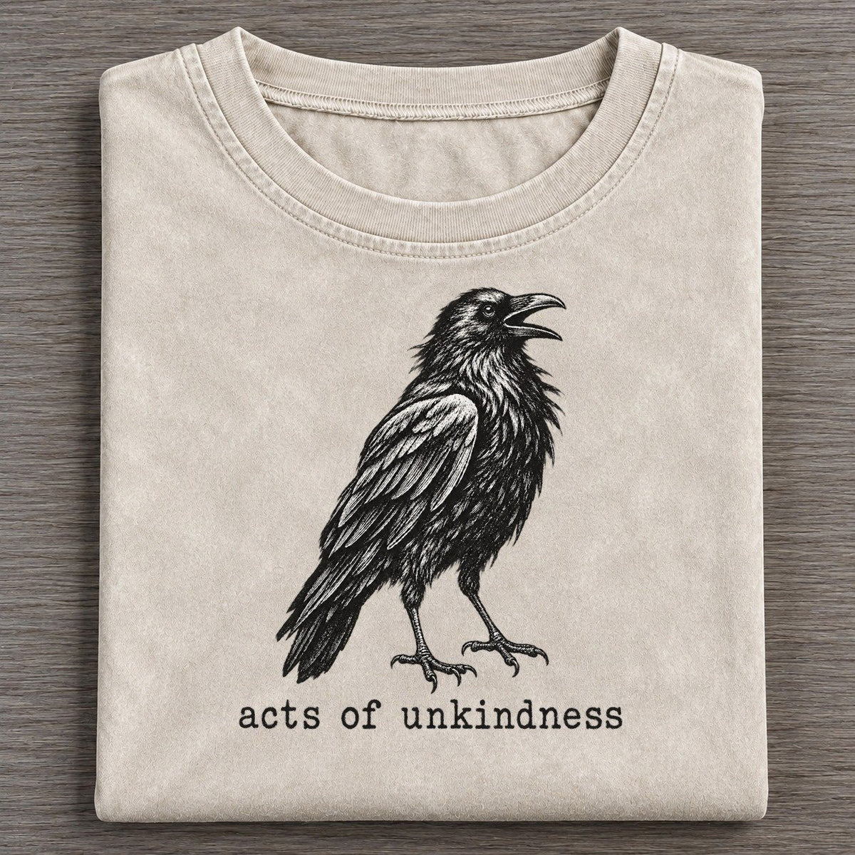 Acts Of Unkindness Collective Nouns Vintage T-shirt – Off White