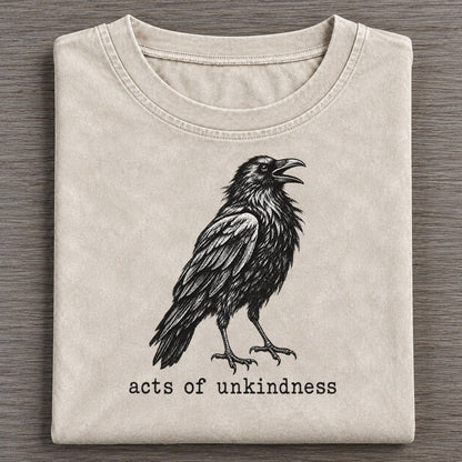Acts Of Unkindness Collective Nouns Vintage T-shirt – Off White