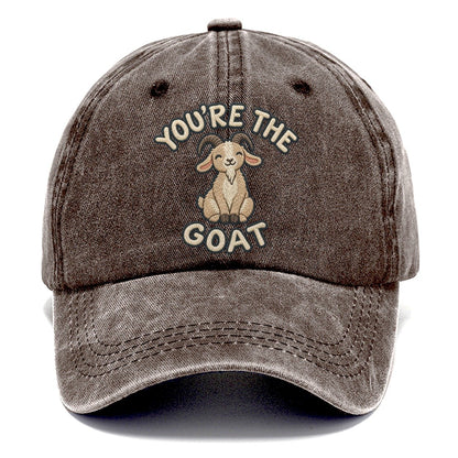 Goat Animal Puns Classic Cap – Brown