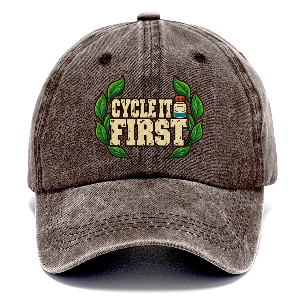 Cycle It First Aquarium Keeping Classic Cap – Brown