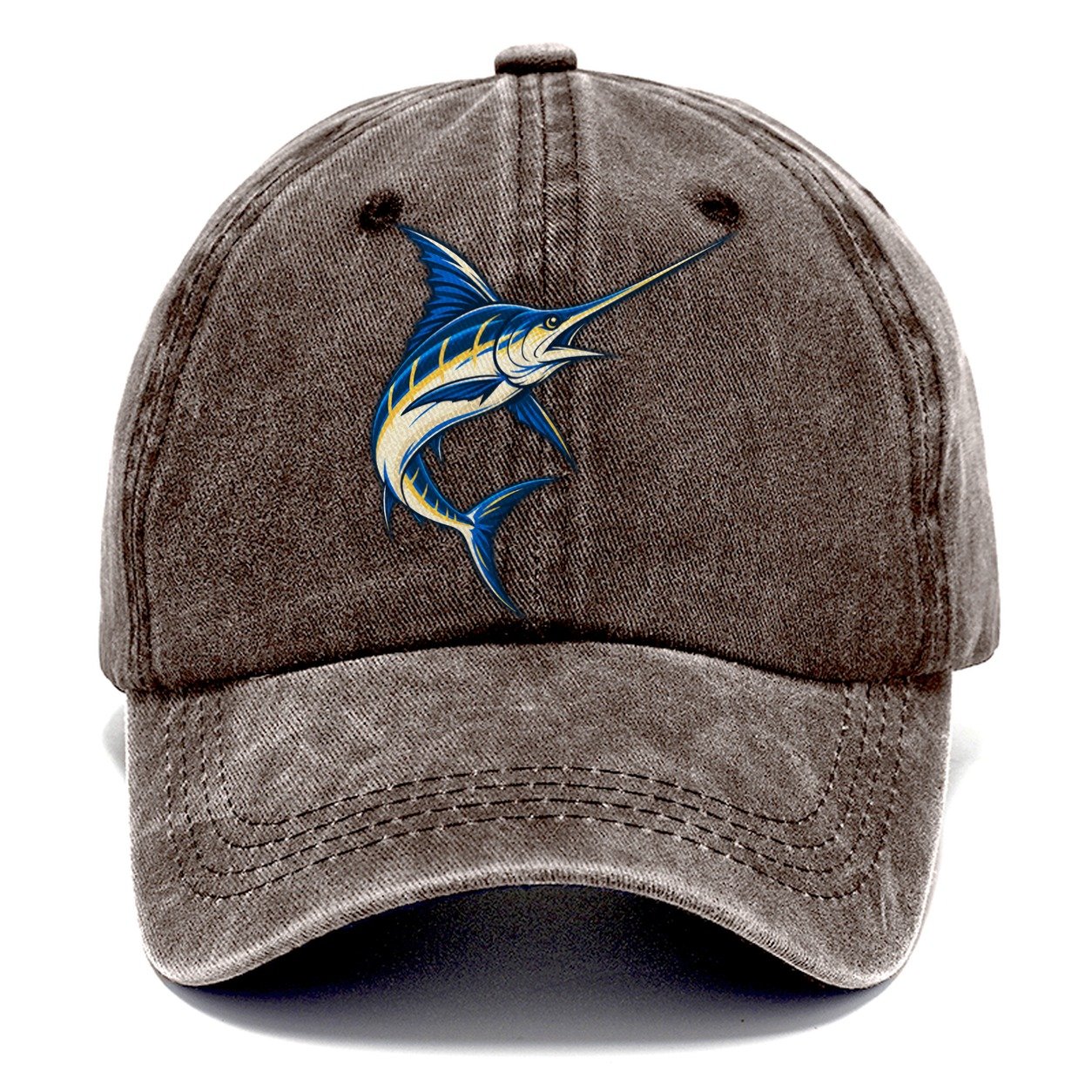 Swordfish Blade Fishing Elegant Classic Cap – Brown