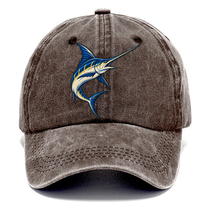 Swordfish Blade Fishing Elegant Classic Cap – Brown