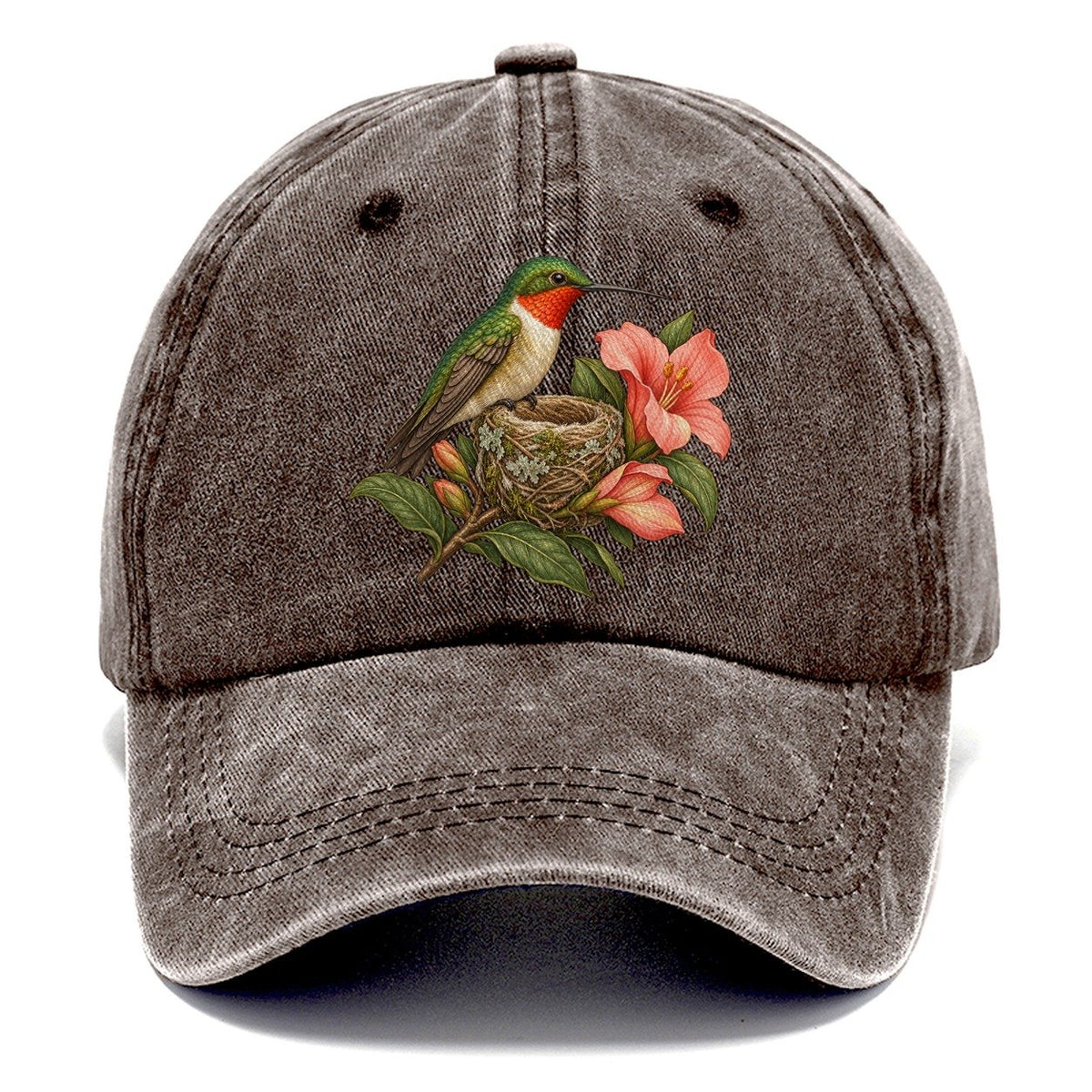 Hummingbird Nest Guardian Everyday Originals Classic Cap – Brown