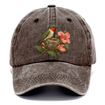 Hummingbird Nest Guardian Everyday Originals Classic Cap – Brown
