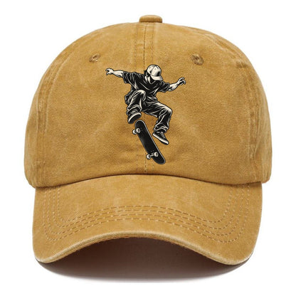 Skateboarder Kickflip Global Sports Ink Figures Classic Cap – Golden Harvest