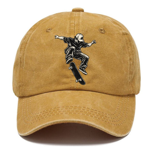 Skateboarder Kickflip Global Sports Ink Figures Classic Cap – Golden Harvest