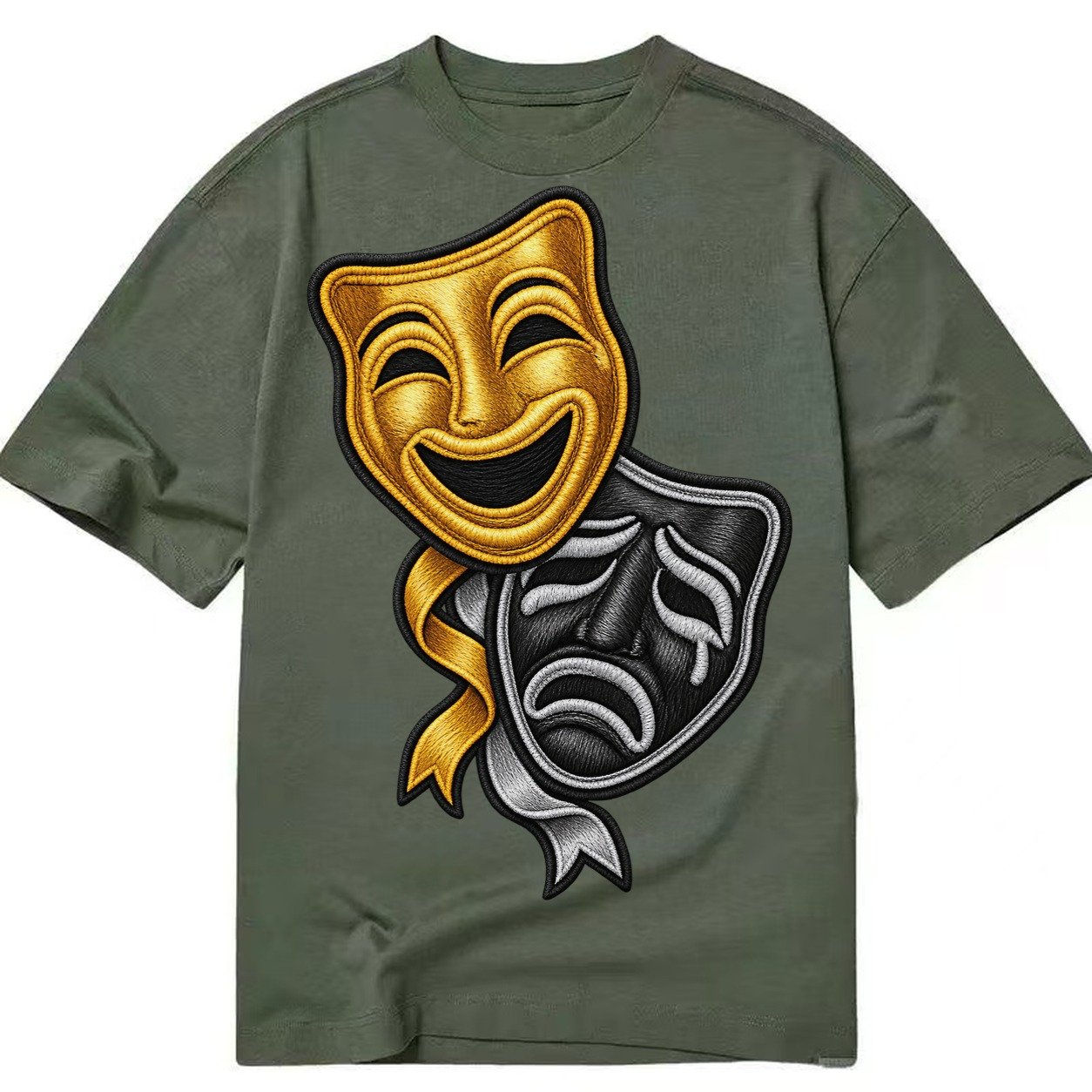 Broadway Masks Classic T-shirt – Army Green