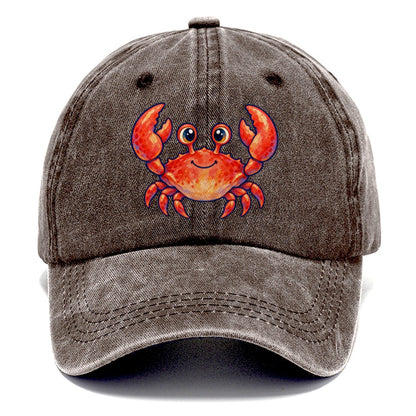 Crab Front Claw Hello Sea Sprite Classic Cap – Brown