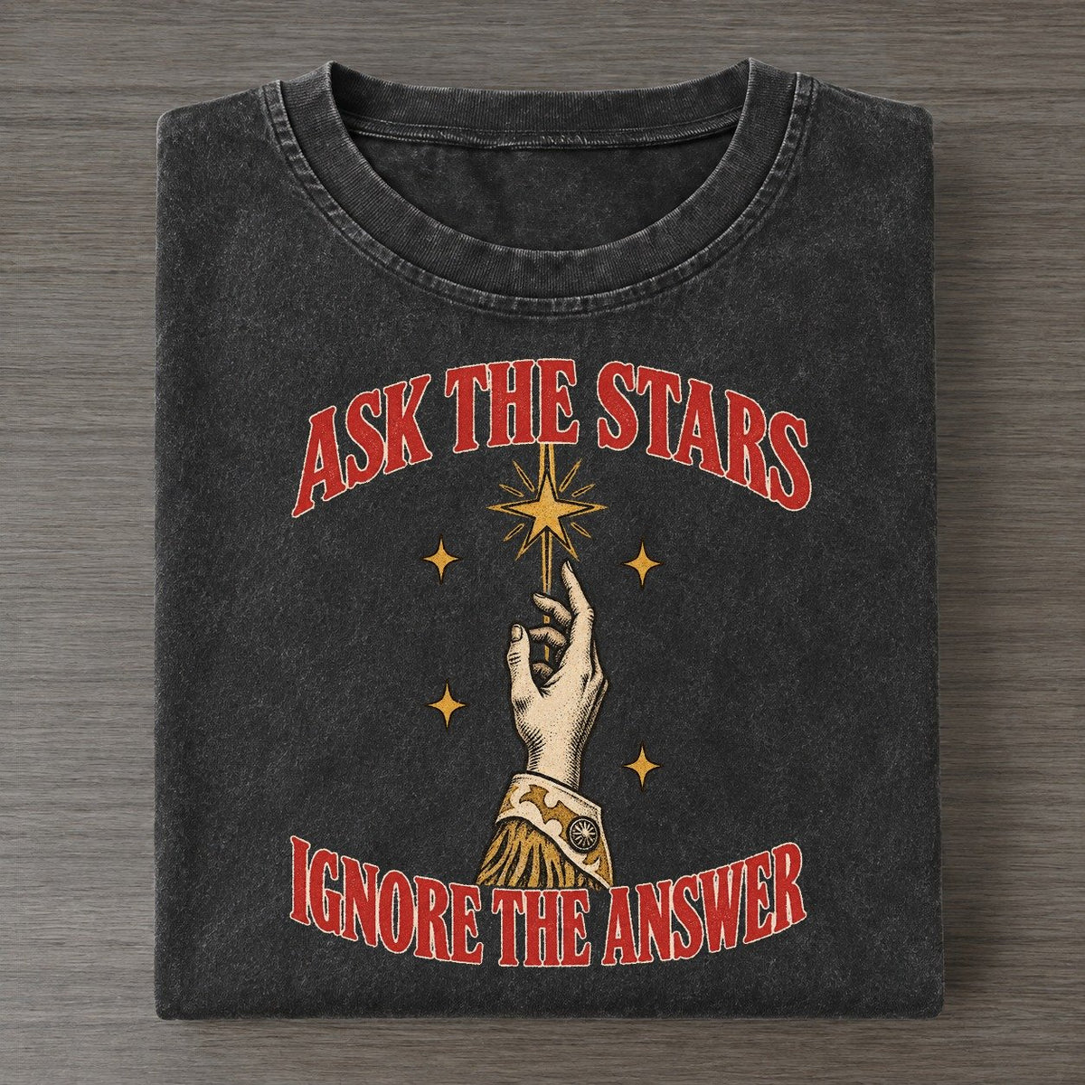 Ignore The Answer Unhinged Affirmations Vintage T-shirt – Black