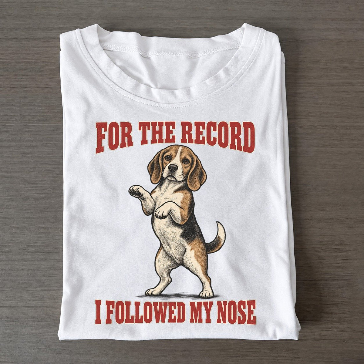 Beagle Dog Declarations Classic T-shirt – White