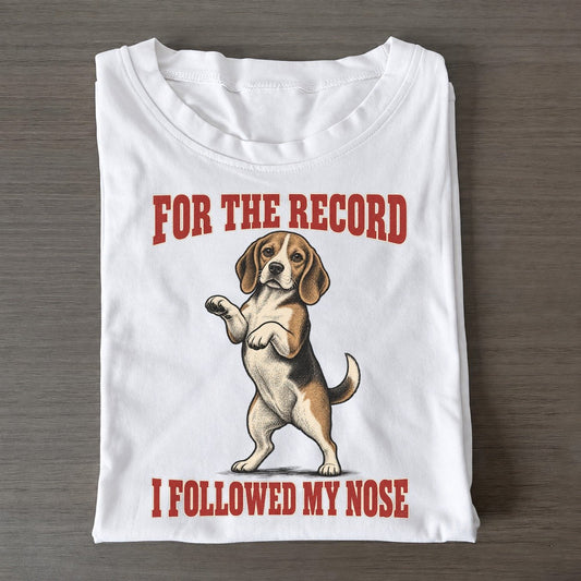 Beagle Dog Declarations Classic T-shirt – White