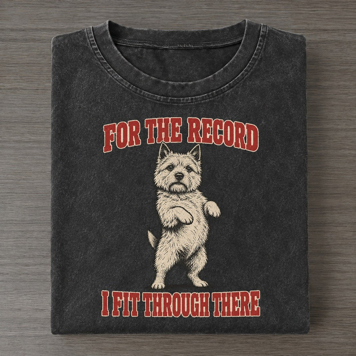 Norwich Terrier Dog Declarations Vintage T-shirt – Black
