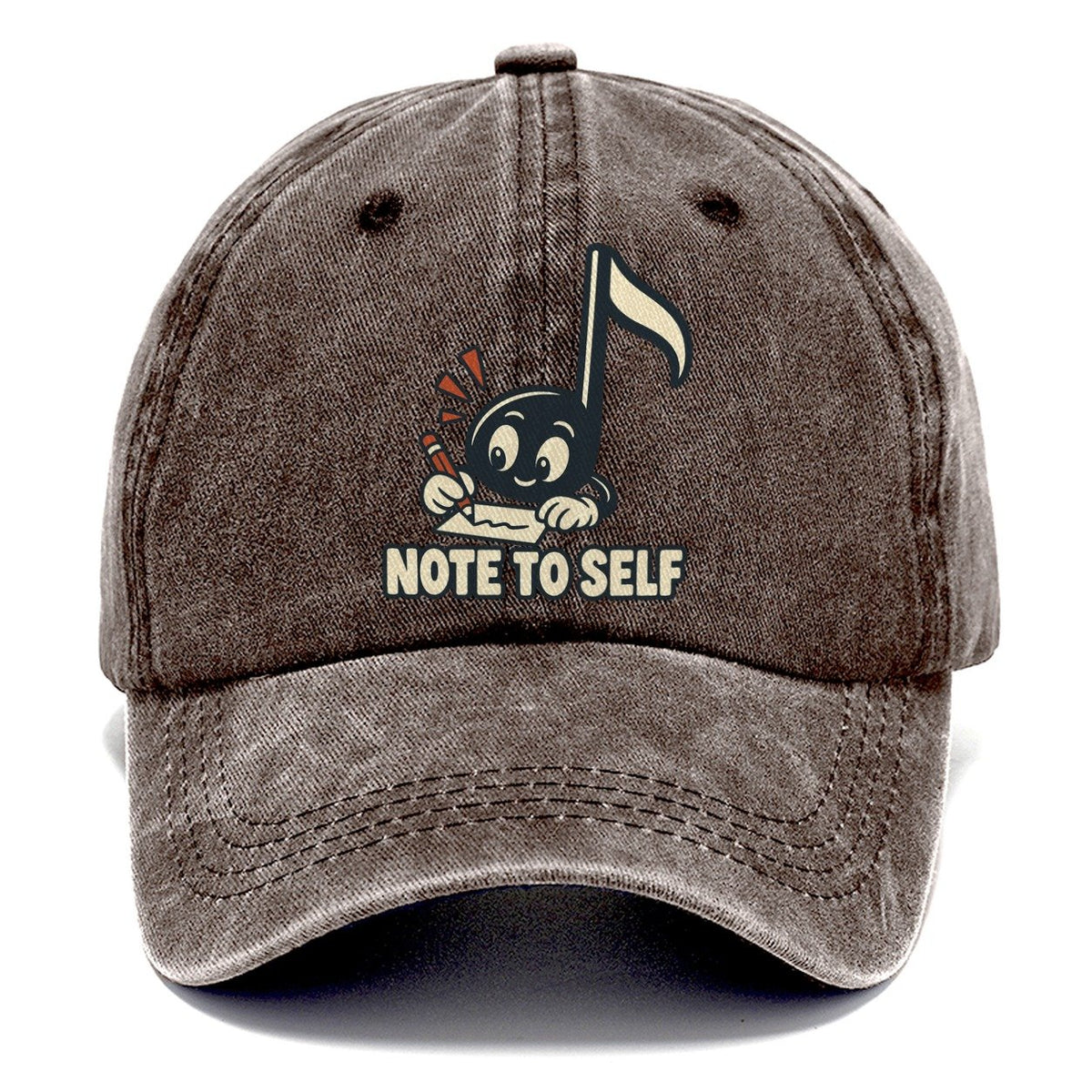 Note To Self Familiar Punchlines Classic Cap – Brown