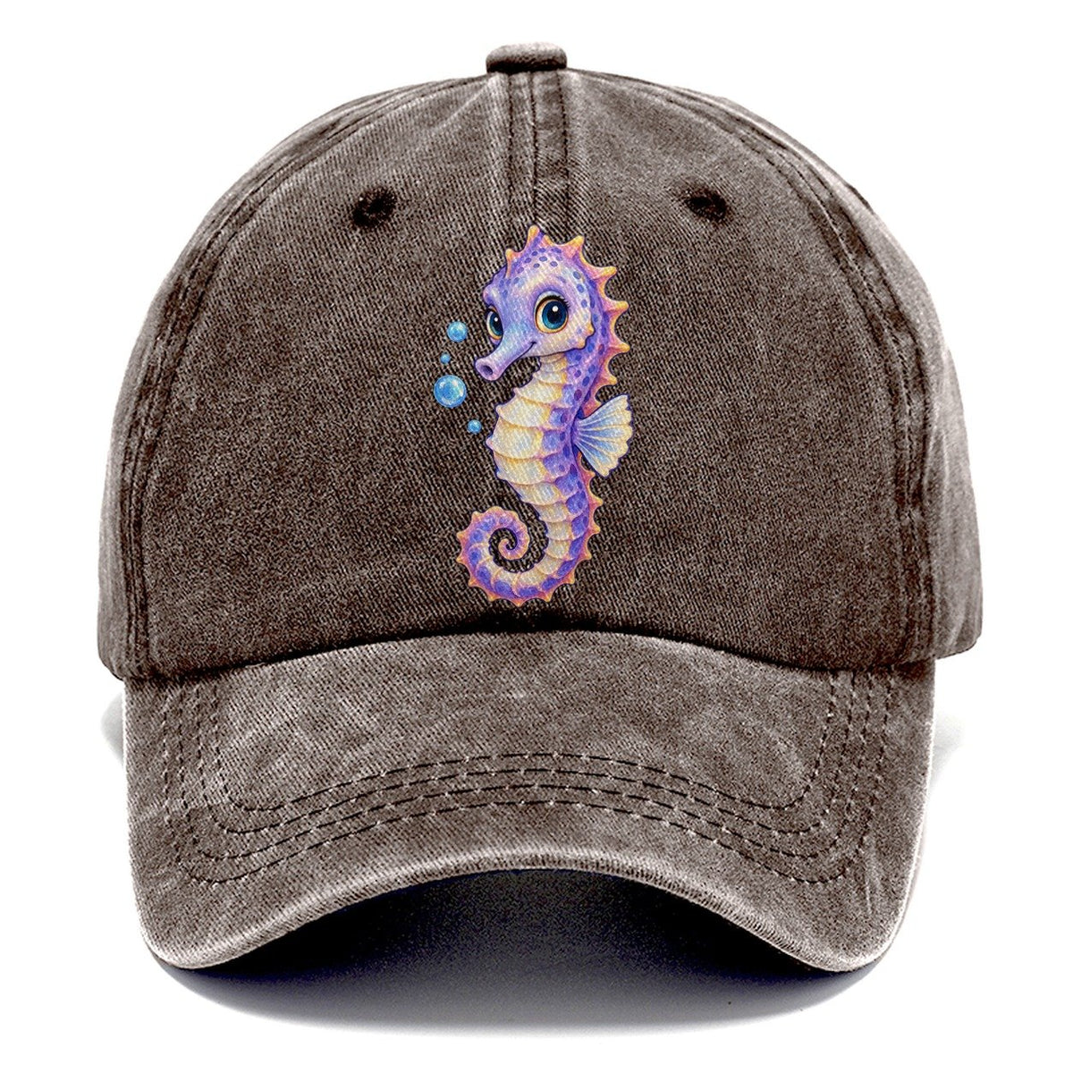 Seahorse Three Quarter Drift Sea Sprite Classic Cap – Brown