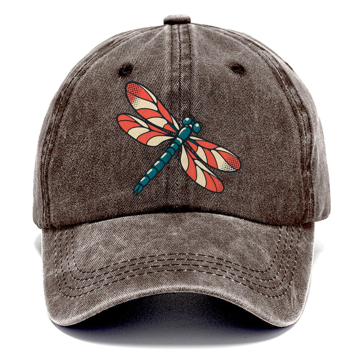 Dragonfly Bank Classic Cap – Brown