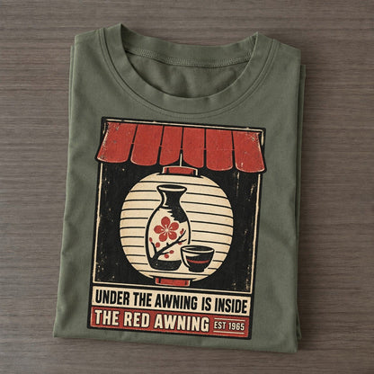 Red Awning Izakaya Rules Classic T-shirt – Army Green