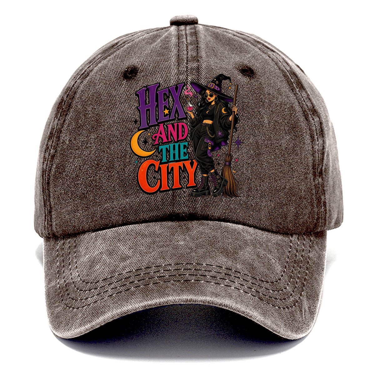 Hex And The City Witch Meme Classic Cap – Brown
