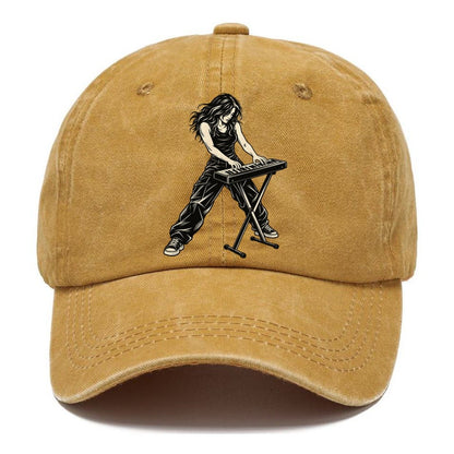 Synth Player Two Handed Chord Global Music Ink Figures Classic Cap – Golden Harvest