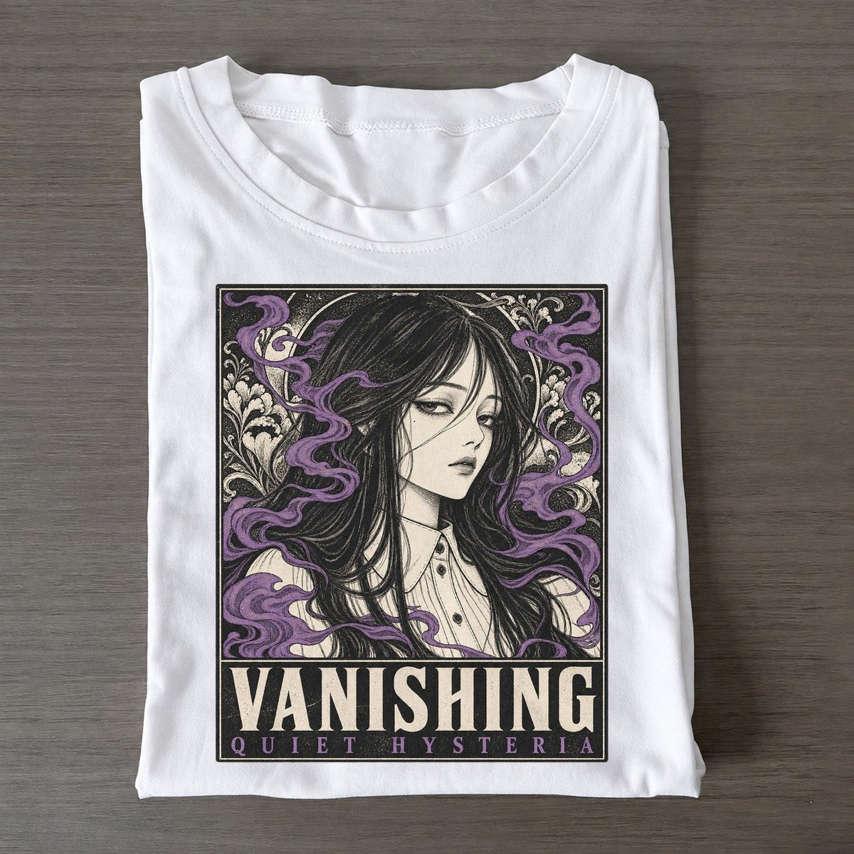 Vanishing Quiet Hysteria Classic T-shirt – White