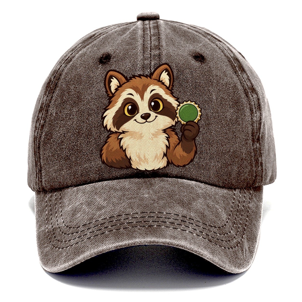 Cellar Raccoon Homebrewing Classic Cap – Brown
