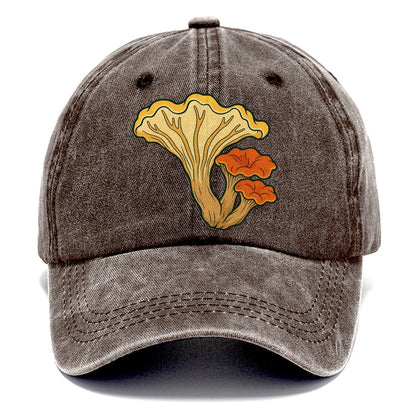 Chanterelle Cluster Foraging And Mycology Classic Cap – Brown