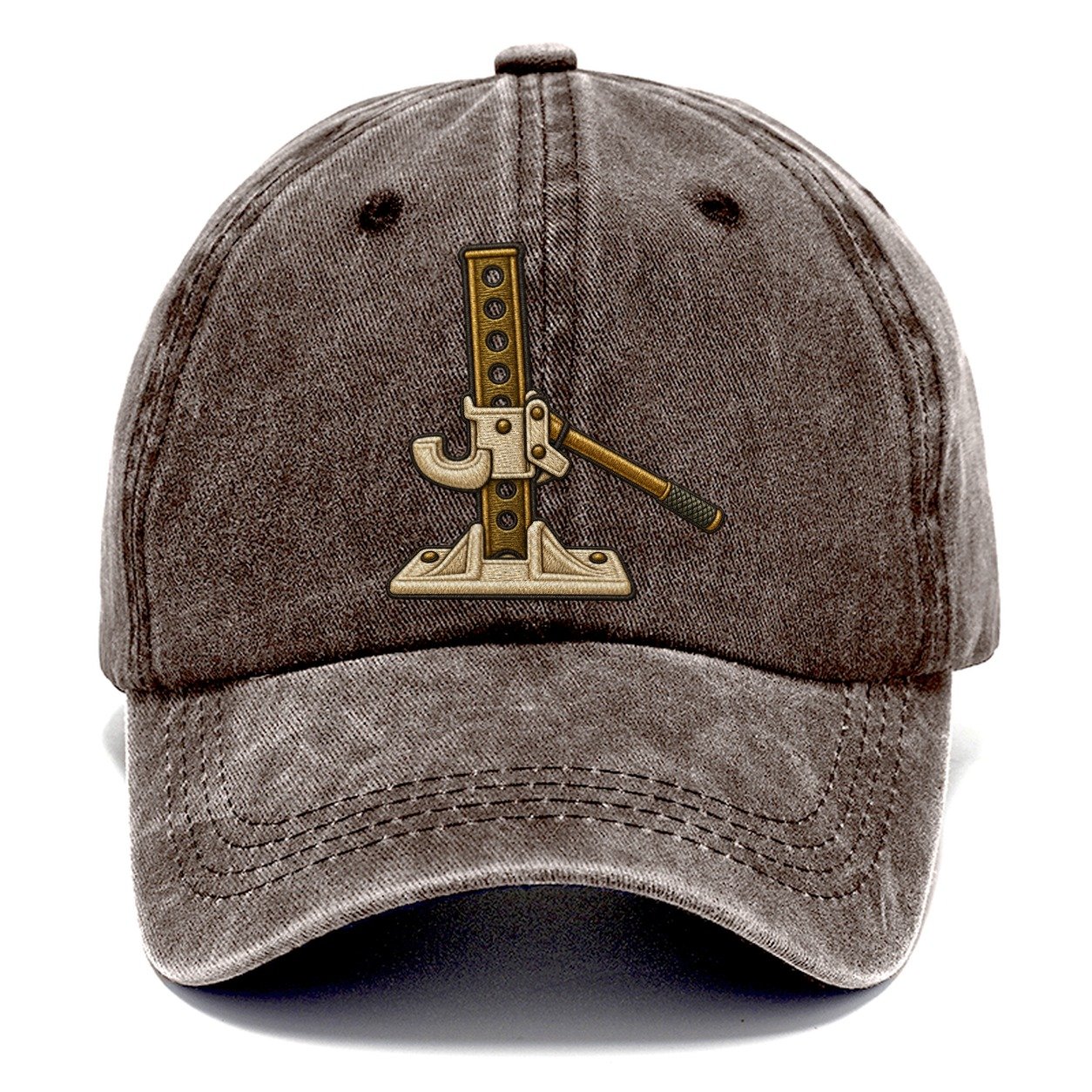 Farm Jack Upright Off Roading And Overlanding Classic Cap – Brown