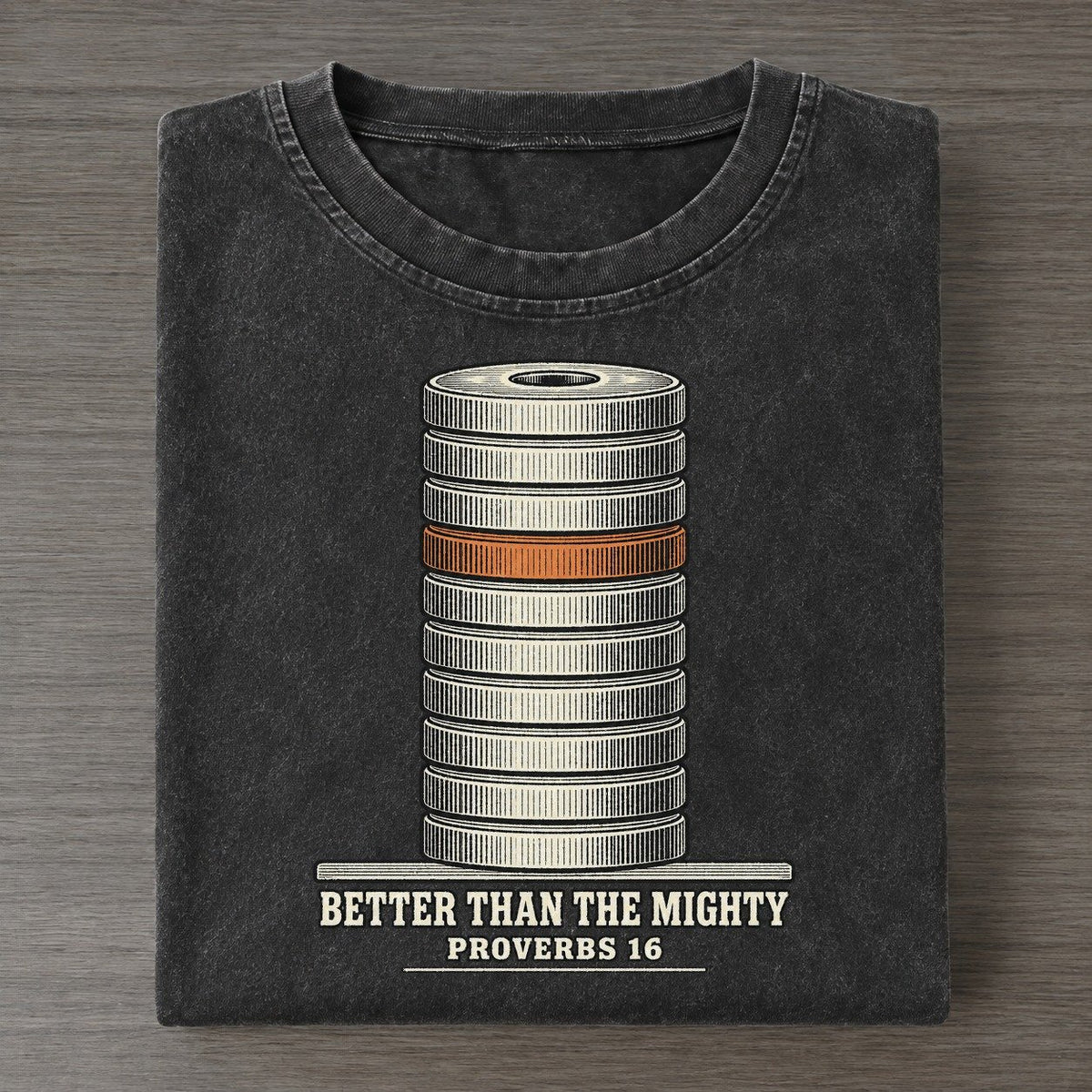 Better Than The Mighty The Rep Counter Vintage T-shirt – Black