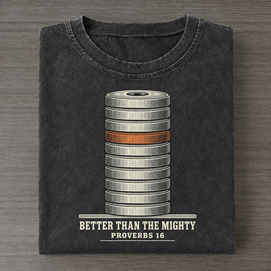 Better Than The Mighty The Rep Counter Vintage T-shirt – Black