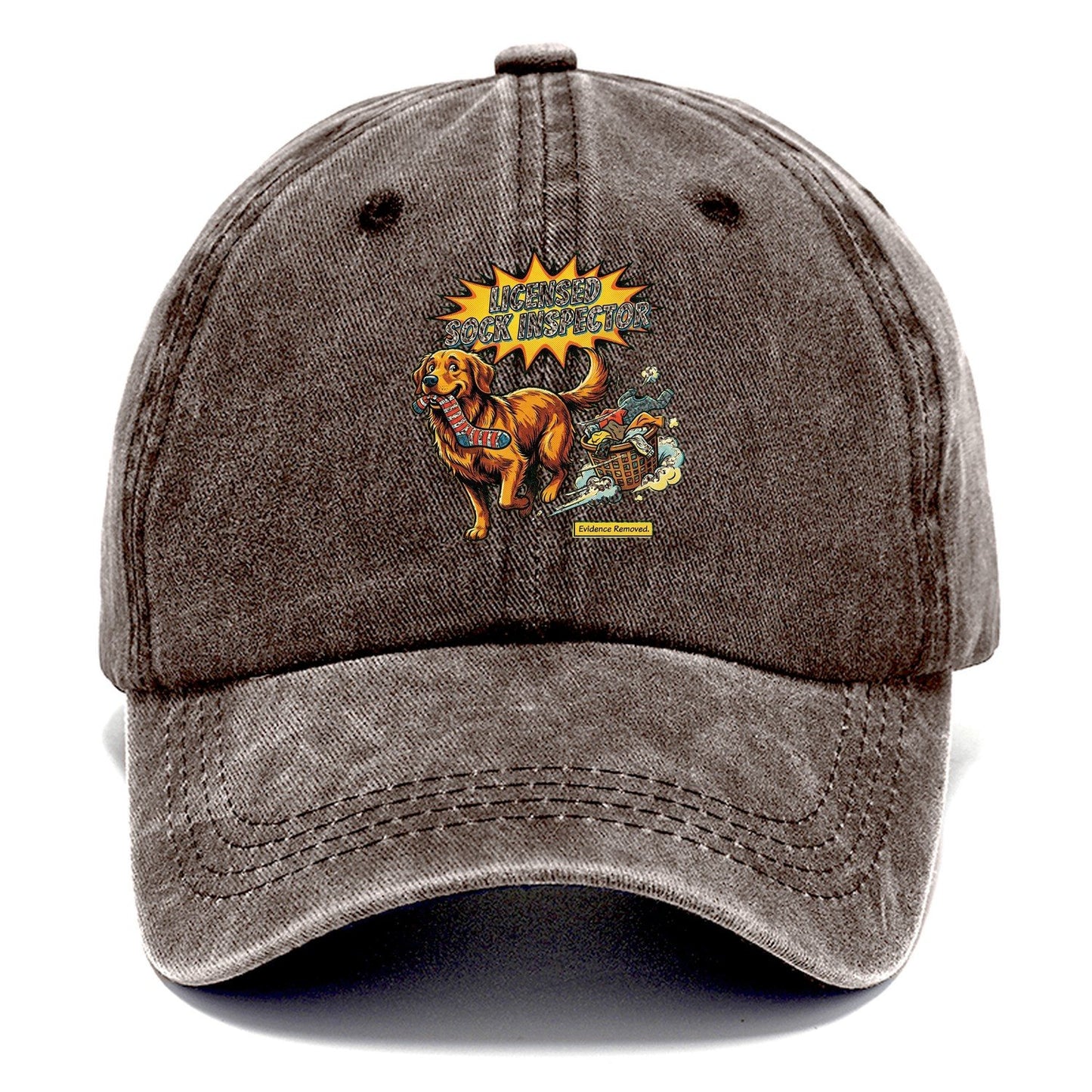 Licensed Sock Inspector Classic Cap – Brown