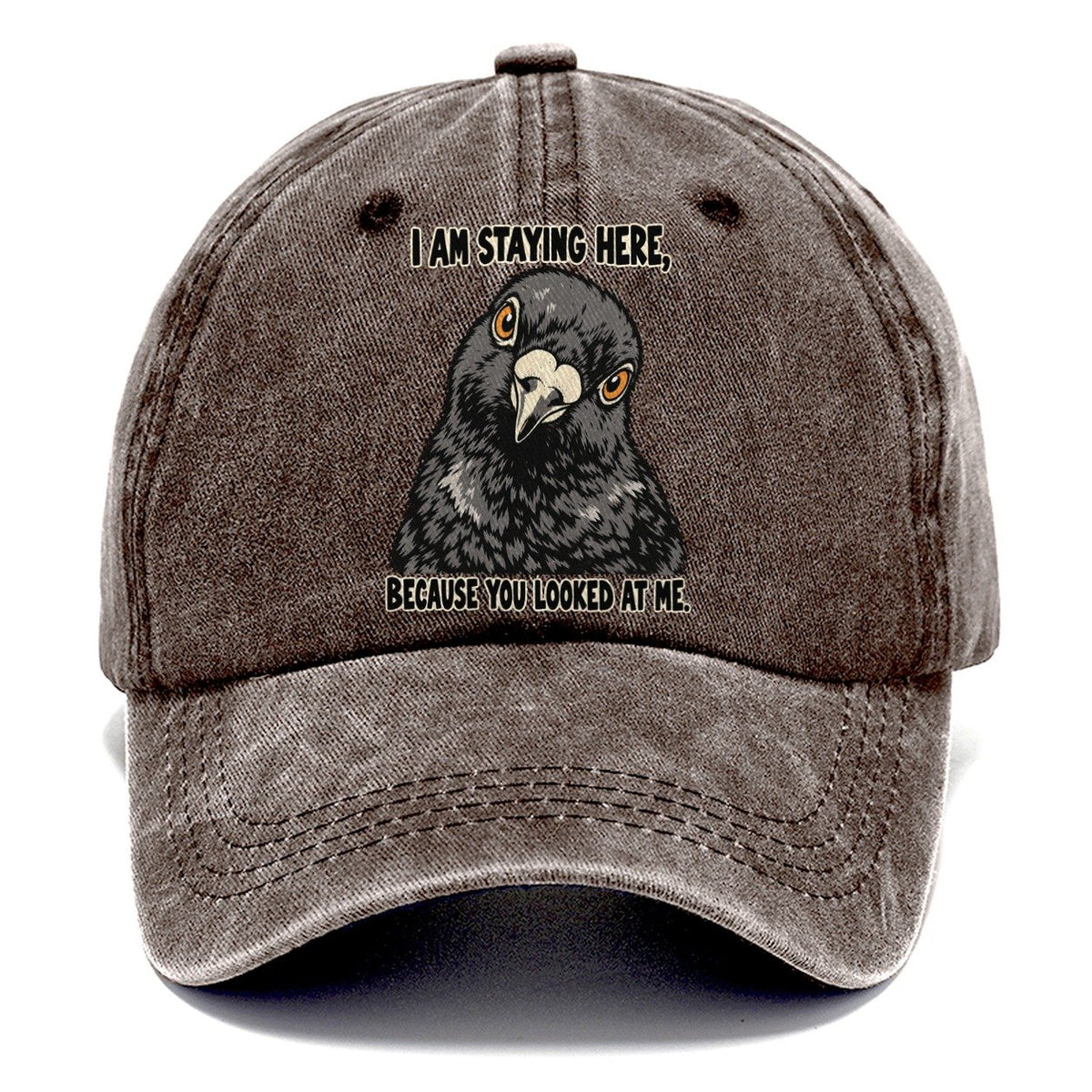 I Am Staying Here Feral Logic Classic Cap – Brown