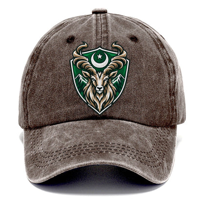 Pakistan Minimal Emblem Country Logos Classic Cap – Brown