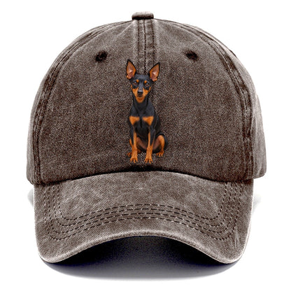 Miniature Pinscher Classic Cap – Brown